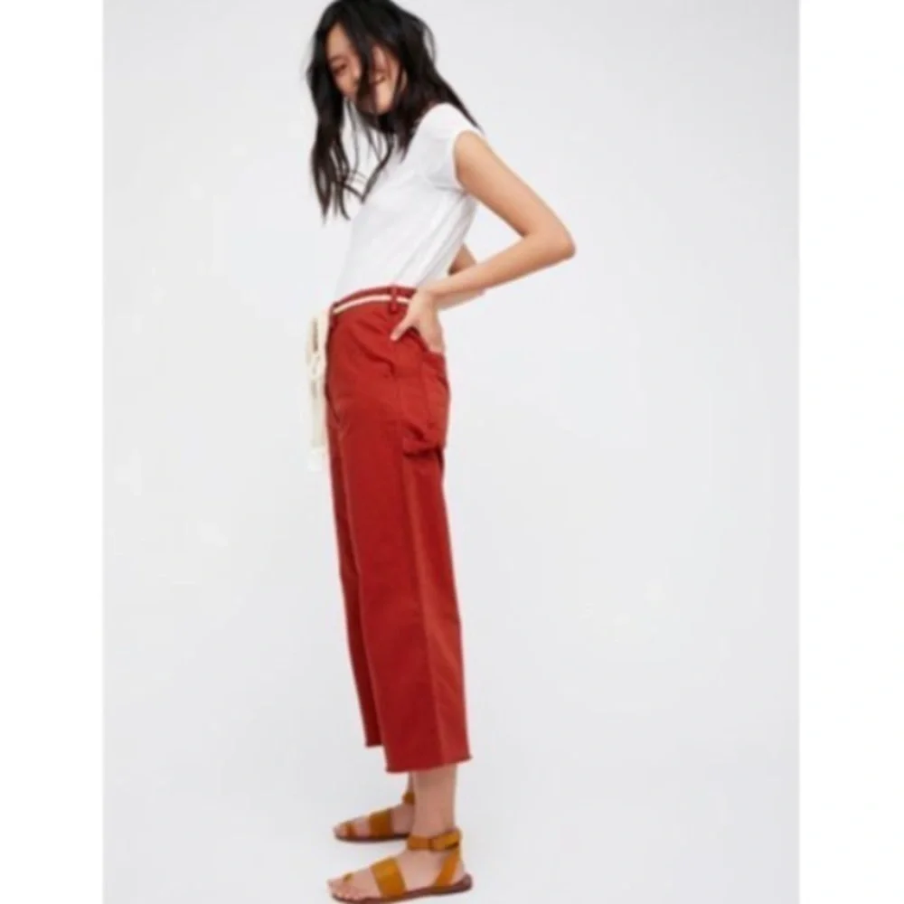 ⚠️SALE⚠️Free People Carpenter Crop Pant - Picture 3 of 5